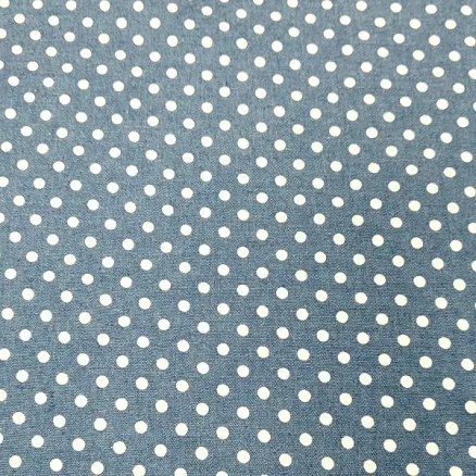 Denim Stoff 145cm 40 prikker - 50cm